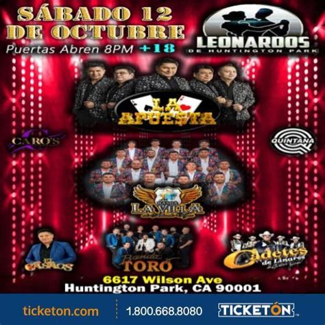 leonardo's huntington park eventos