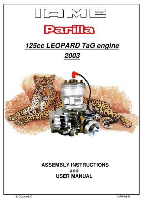 leopard 125 engine overhaul manual Kindle Editon