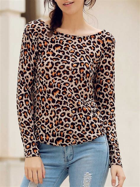 leopard print t shirt ladies