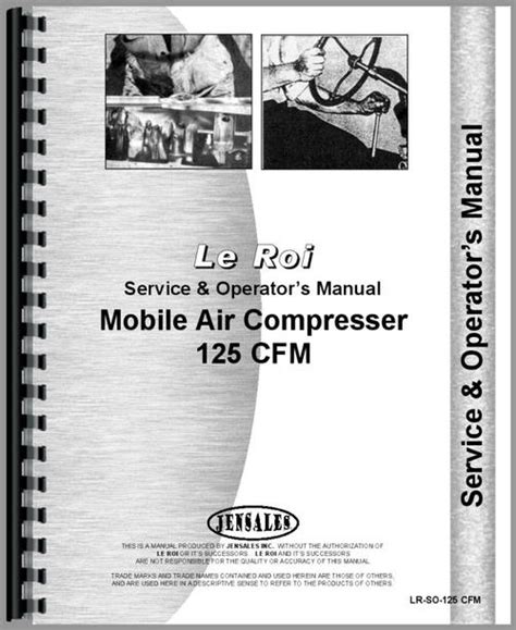 leroi air compressor manual PDF
