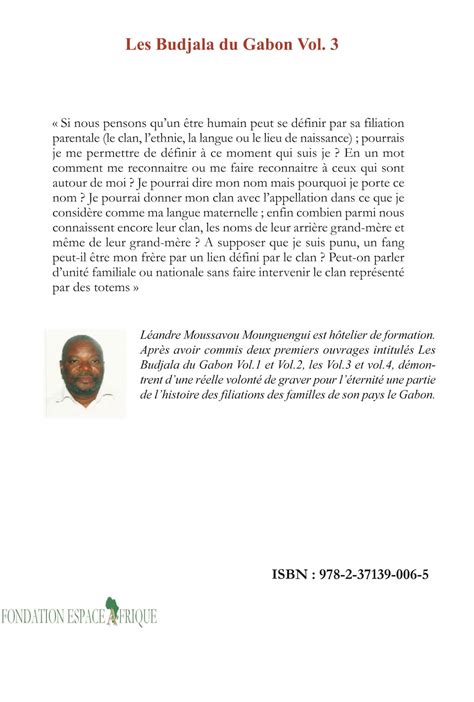 les budjala du gabon PDF