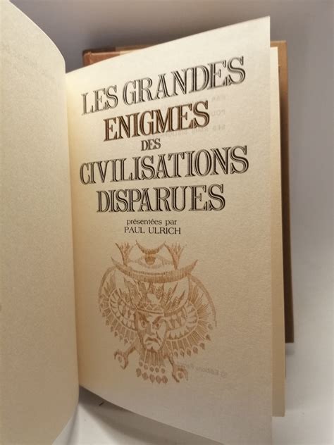 les grandes enigmes des civilisations disparues Doc