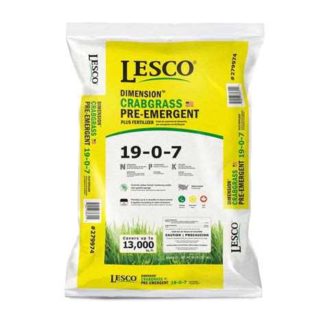 lesco fertilizer dimension