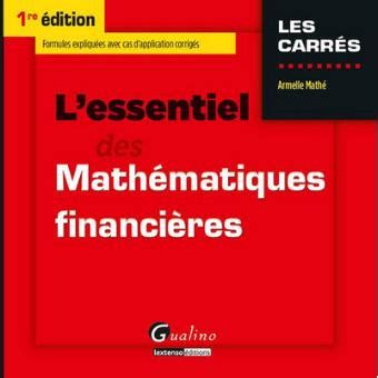 lessentiel math matiques financi res armelle math Doc