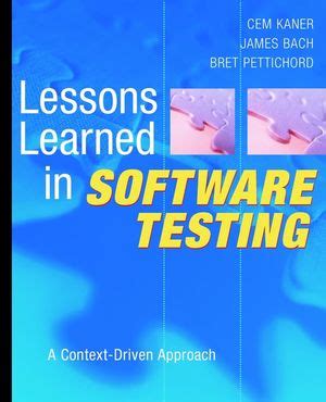 lessons learned software testing context driven Epub