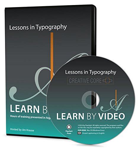 lessons typography learn video krause Reader