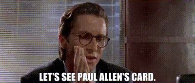 let's see paul allen's card