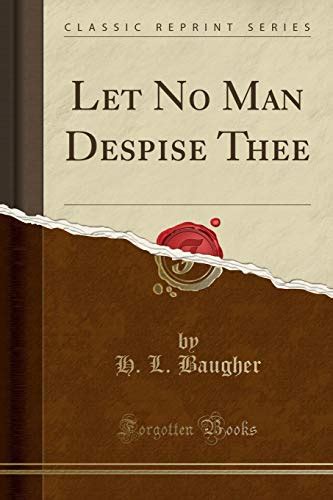 let despise thee classic reprint Epub