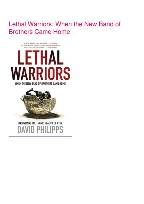 lethal warriors when the new band of brothers came home PDF