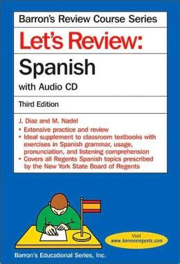 lets review spanish with audio cd lets review series Doc