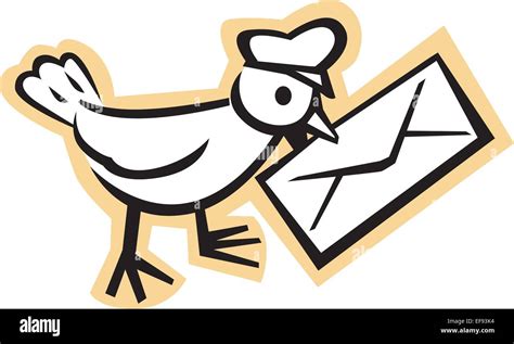 letter delivering bird