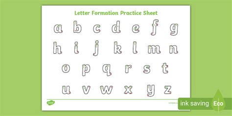letter formation guide for children Reader