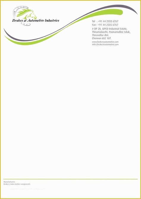 letter headed paper templates Kindle Editon