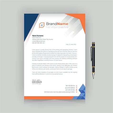 Letter Pad Templates