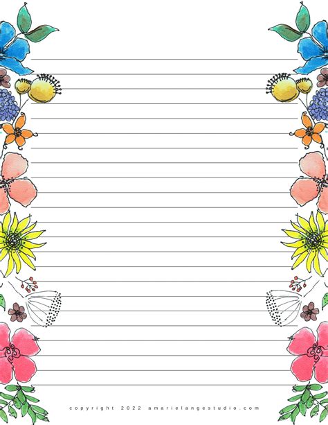 letter writing paper with borders Reader