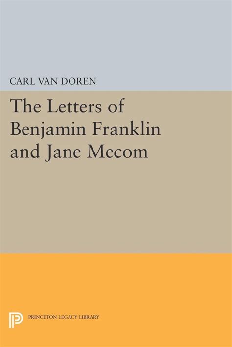 letters benjamin franklin princeton library Epub