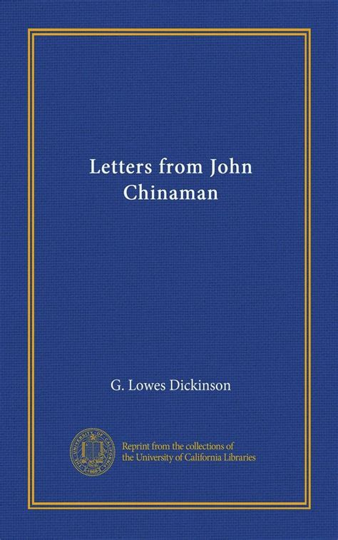 letters from john chinaman Reader