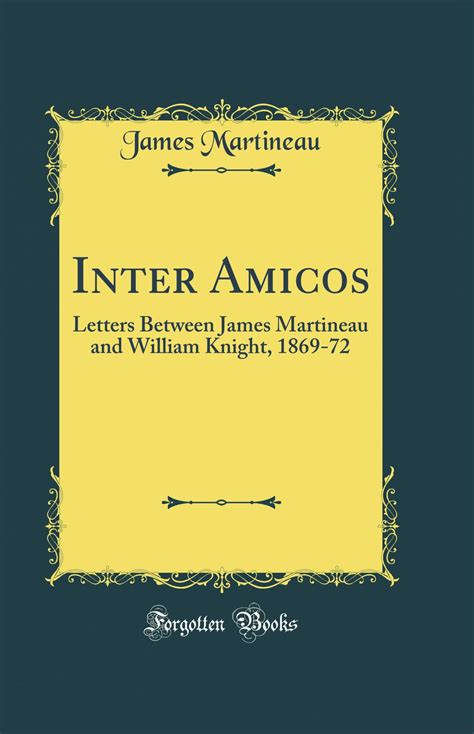 letters james martineau classic reprint PDF