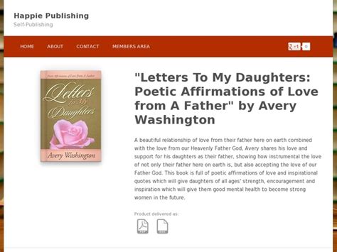 letters to my daughters poetic affirmations of love from a father Doc