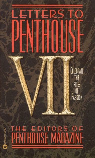 letters to penthouse vii celebrate the rites of passion vol vii Doc