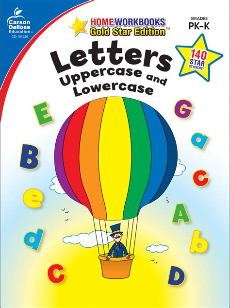 letters uppercase and lowercase grades pk k gold star edition home workbooks Epub