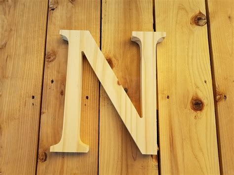 letters wooden wall