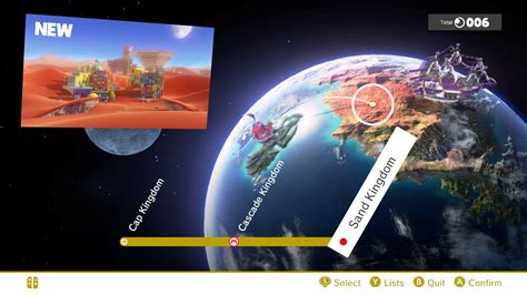 levels in mario odyssey