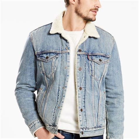 levis mens sherpa trucker jacket