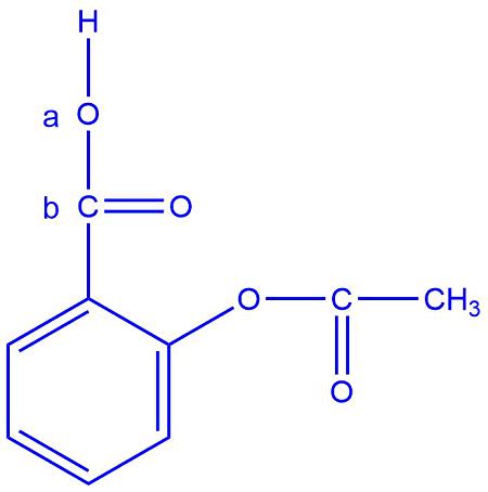 lewis structure for aspirin