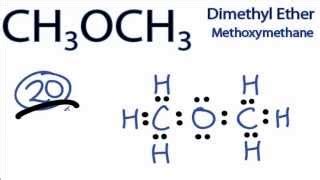 lewis structure for dimethyl ether