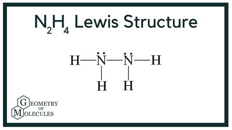 lewis structure for n2h4