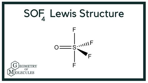 lewis structure sof4