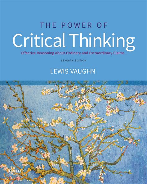 lewis vaughn the power of critical thinking Reader