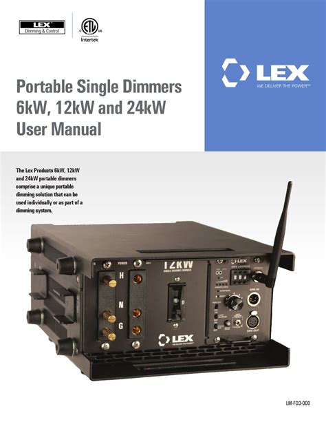 lex user manual pdf Reader