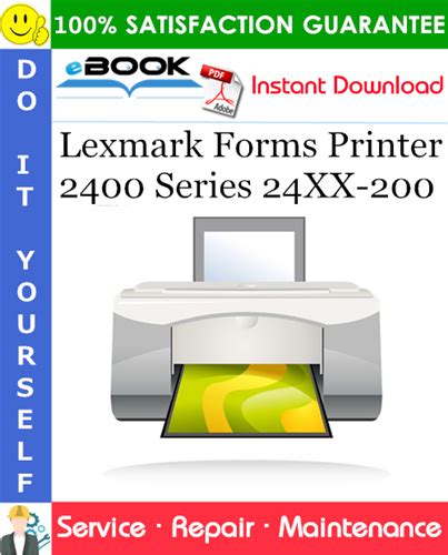 lexmark 24xx formsprinter 2400 service manual user guide PDF