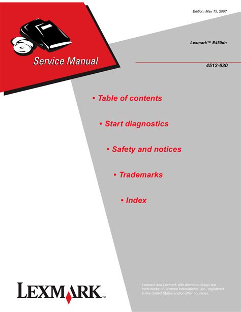 lexmark e450 service manual Doc