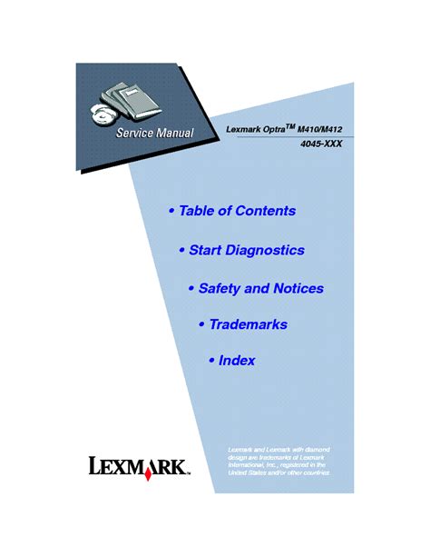 lexmark optra m 4045 410 m412 service manual user guide PDF