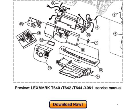 lexmark t642 service manual PDF