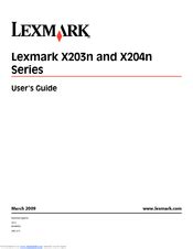 lexmark x204n user guide Epub
