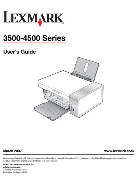 lexmark x3550 printer manual Reader