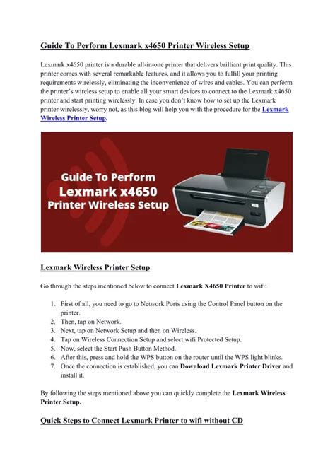 lexmark x4650 user guide english Reader