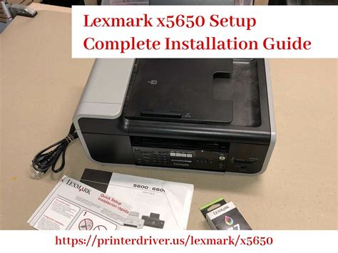 lexmark x5650 user guide PDF