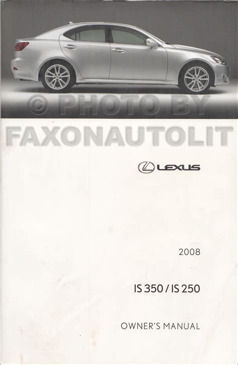 lexus is 250 manual book PDF