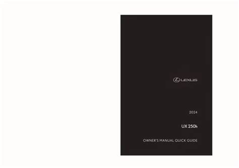 lexus owners manual pdf PDF