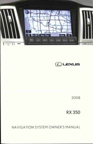 lexus rx 350 navigation system manual Kindle Editon