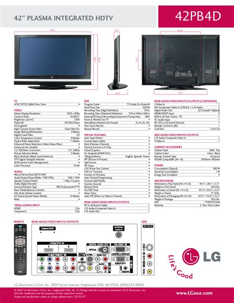 lg 42 inch led tv manual Doc