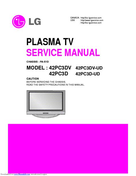 lg 42pc3d ud manual Kindle Editon
