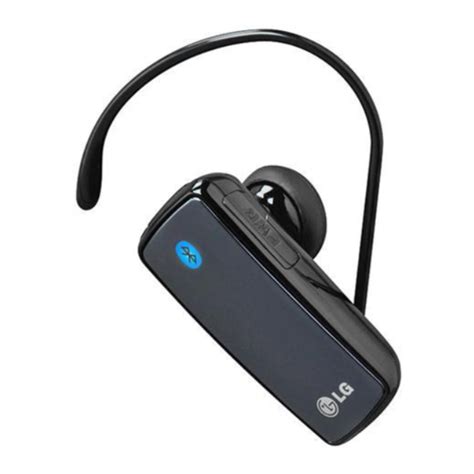 lg bluetooth headset manual hbm 770 Reader