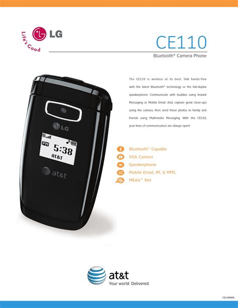 lg ce110 user guide Reader