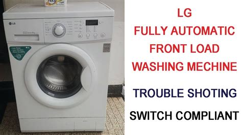 lg front loader washing machine troubleshooting Kindle Editon